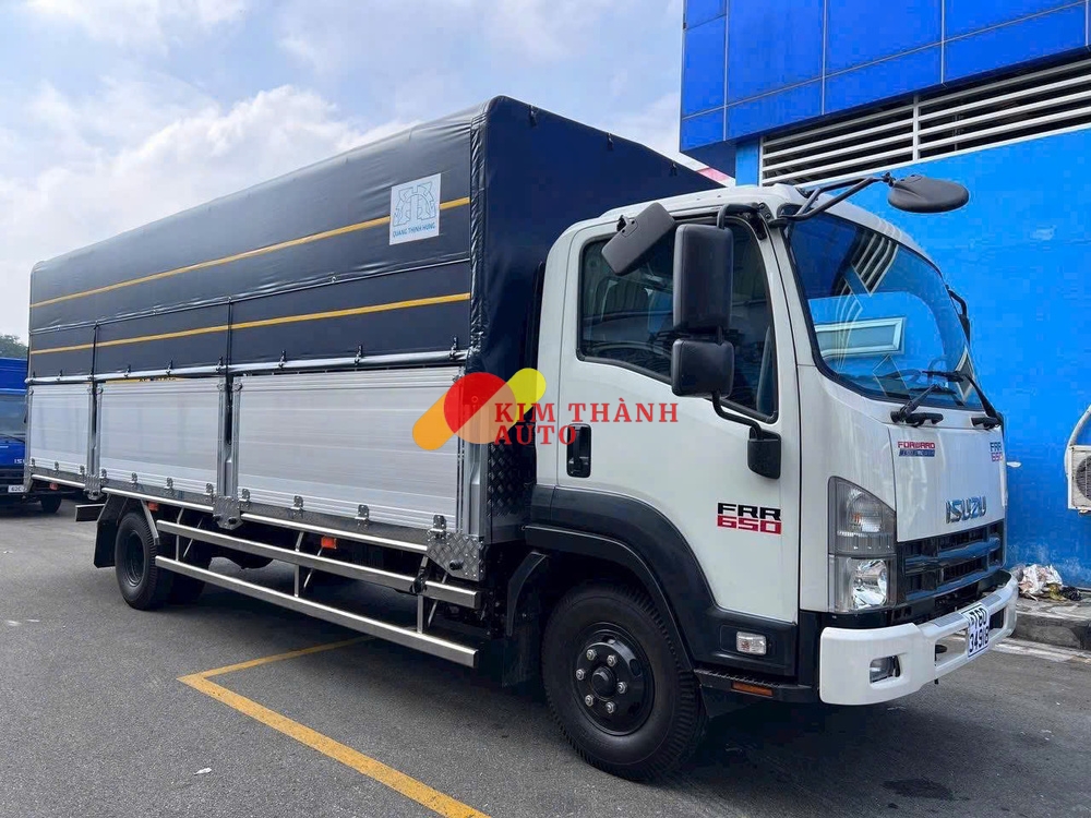 Xe Isuzu FRR650 6T5 Thùng Mui Bạt Bửng Nhôm