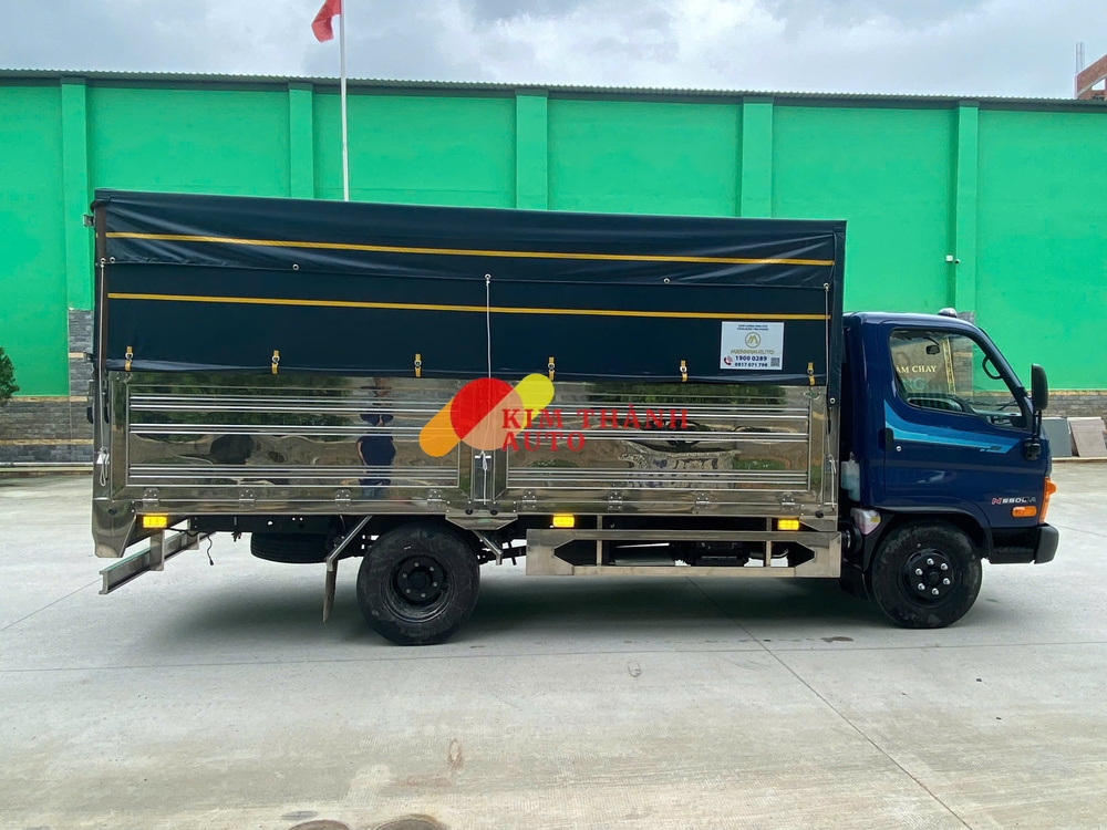 Xe Hyundai N550LA Thùng Bạt Inox 1T9 - Ảnh 5