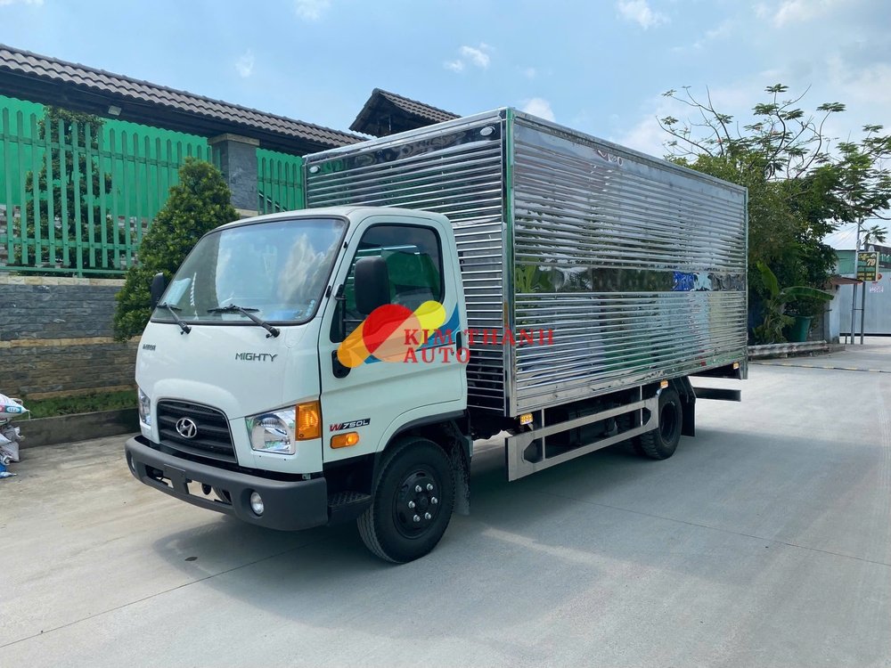 Xe Hyundai W750L 3T5 Thùng Kín Inox 4M9 - Ảnh 6