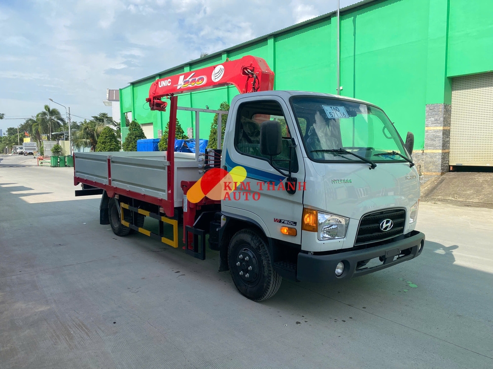 Hyundai W750L Gắn Cẩu Unic 340 (3 Tấn 3 - 4 - 5 Khúc) - Ảnh 8