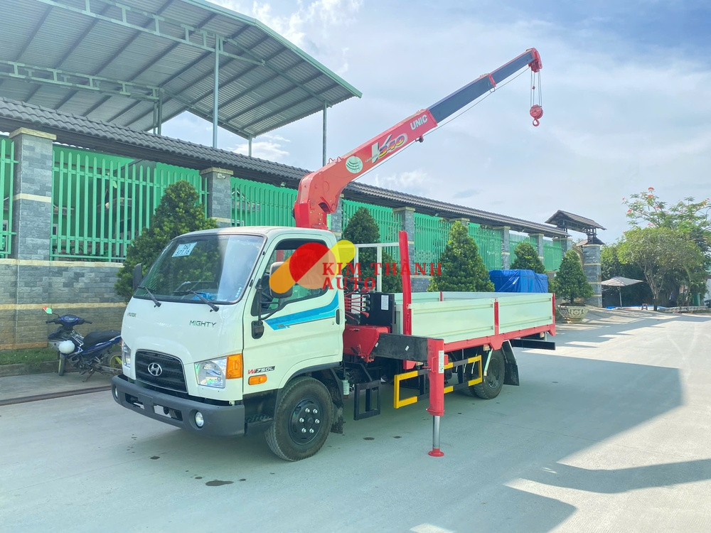 Hyundai W750L Gắn Cẩu Unic 340 (3 Tấn 3 - 4 - 5 Khúc) - Ảnh 3