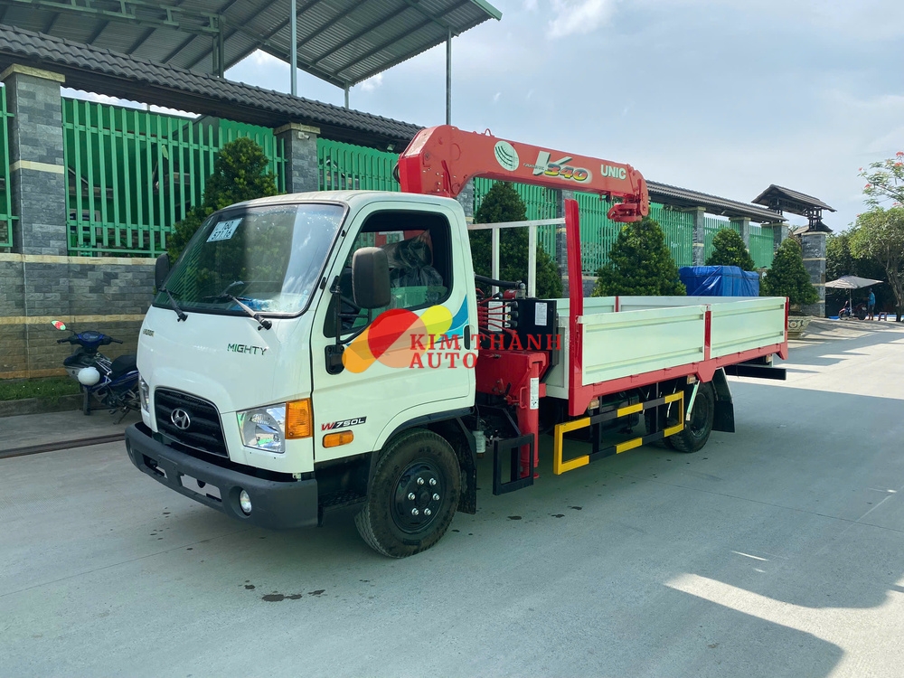 Hyundai W750L Gắn Cẩu Unic 340 (3 Tấn 3 - 4 - 5 Khúc) - Ảnh 9