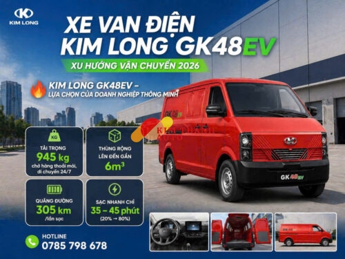Xe Kim Long Van Điện GK48EV